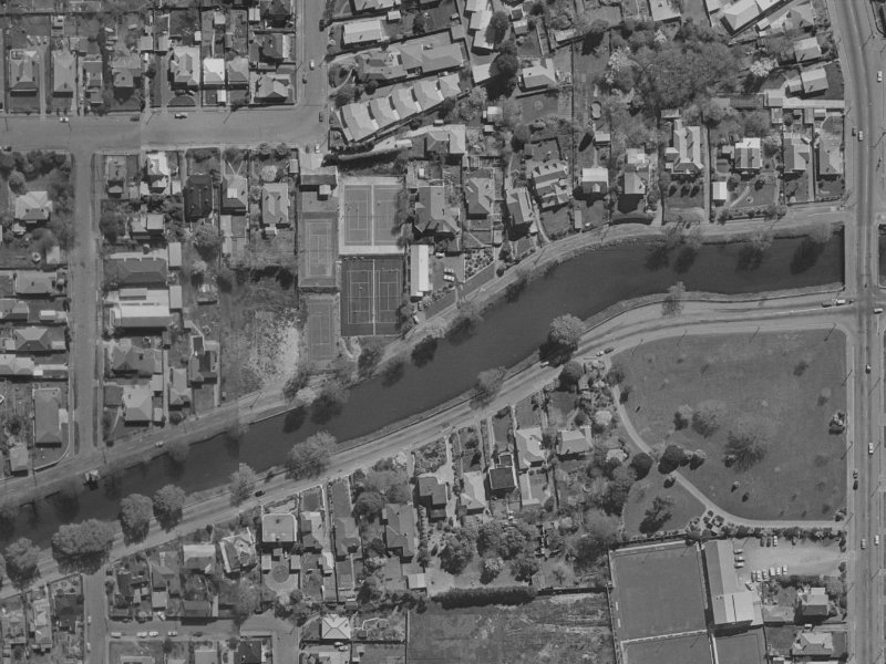 29–101 River Road from the air, 1970-1974
