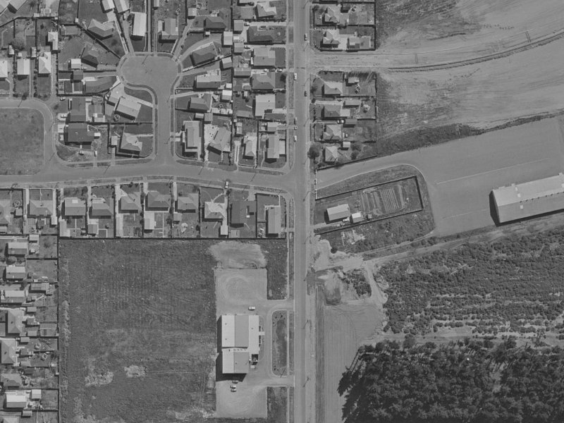30 Nicholas Drive from the air, 1970-1974