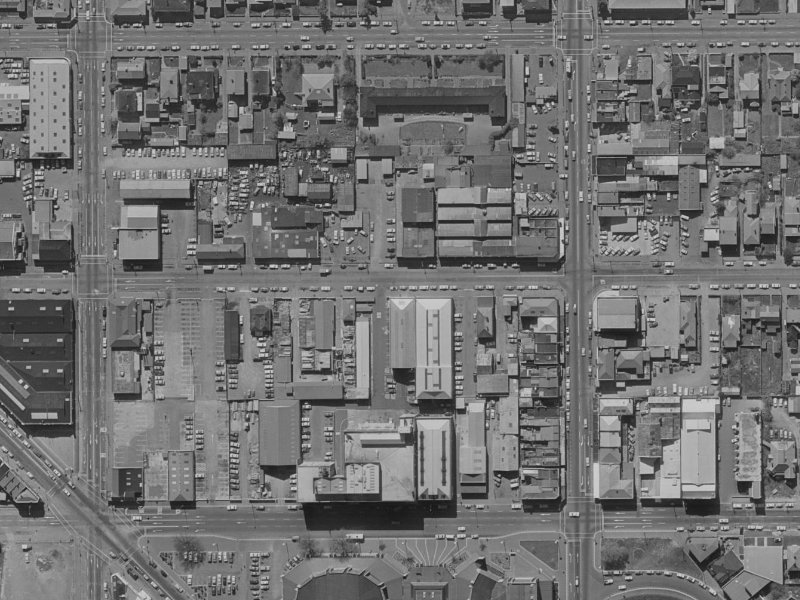 8013/100 Peterborough Street from the air, 1970-1974
