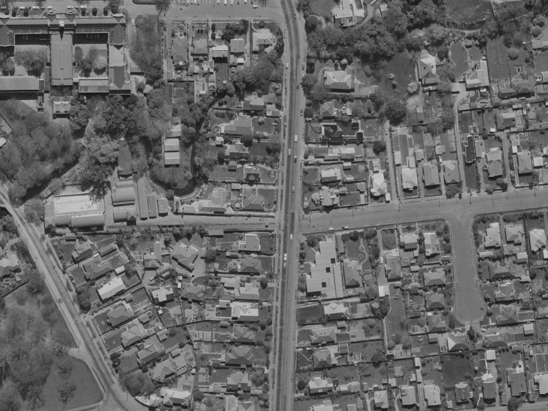 53 Straven Road from the air, 1970-1974