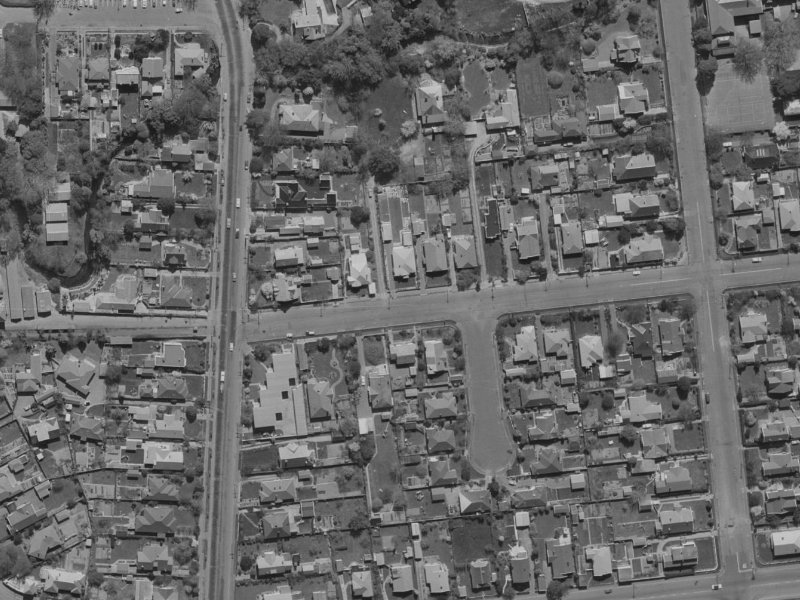 92A Matai Street West from the air, 1970-1974