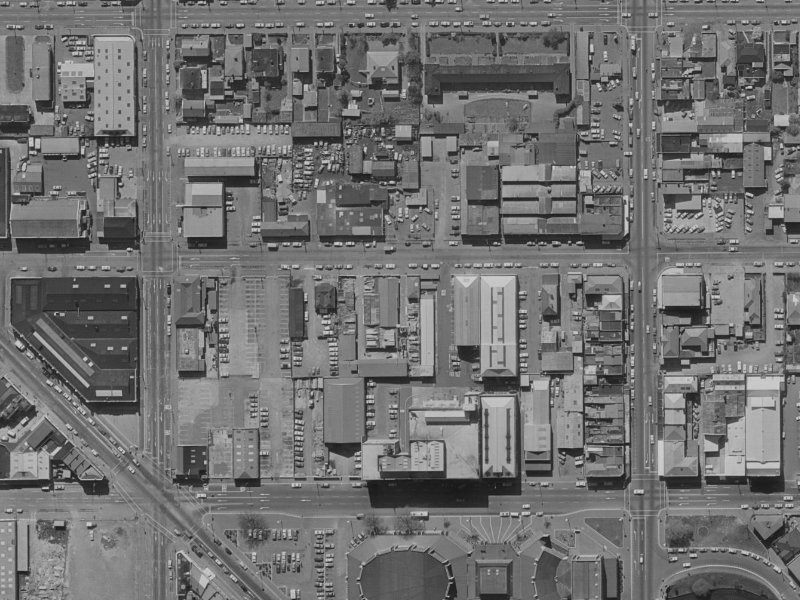90 Peterborough Street from the air, 1970-1974