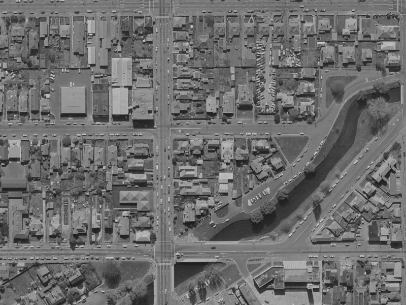 222B Peterborough Street from the air, 1970-1974