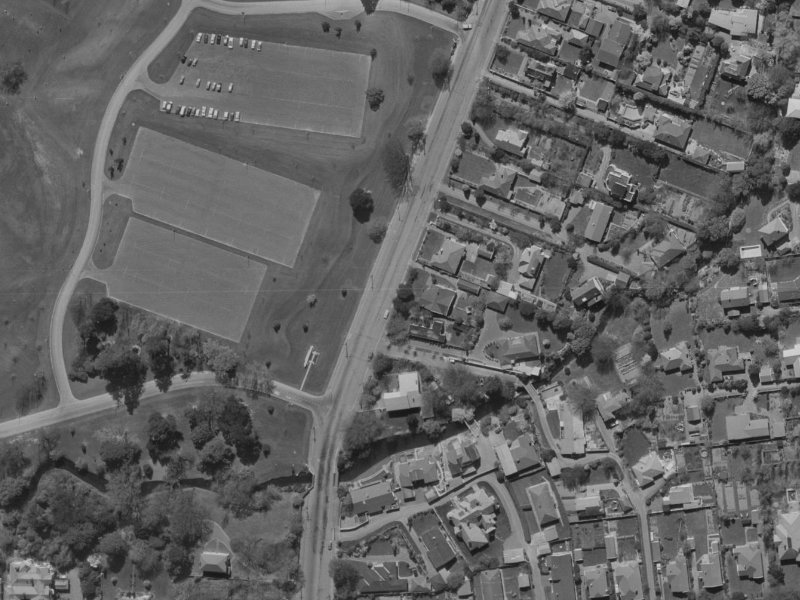 60 Clyde Road from the air, 1970-1974