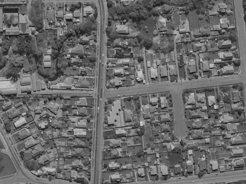 85 Matai Street West from the air, 1970-1974