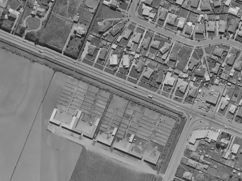 212 Yaldhurst Road from the air, 1970-1974
