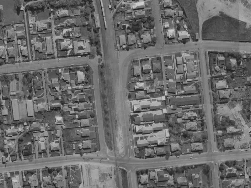 36 Mona Vale Avenue from the air, 1970-1974