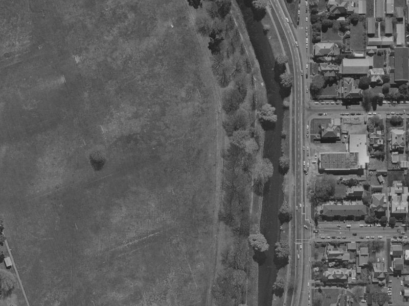 49 Park Terrace from the air, 1970-1974