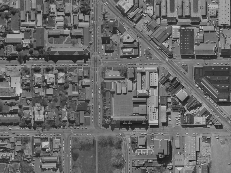 44 Peterborough Street from the air, 1970-1974