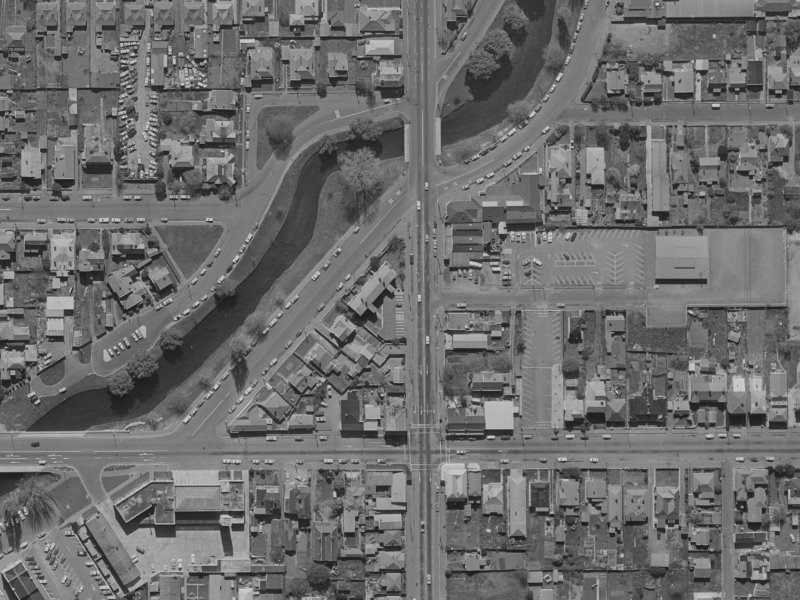 221 Barbadoes Street from the air, 1970-1974