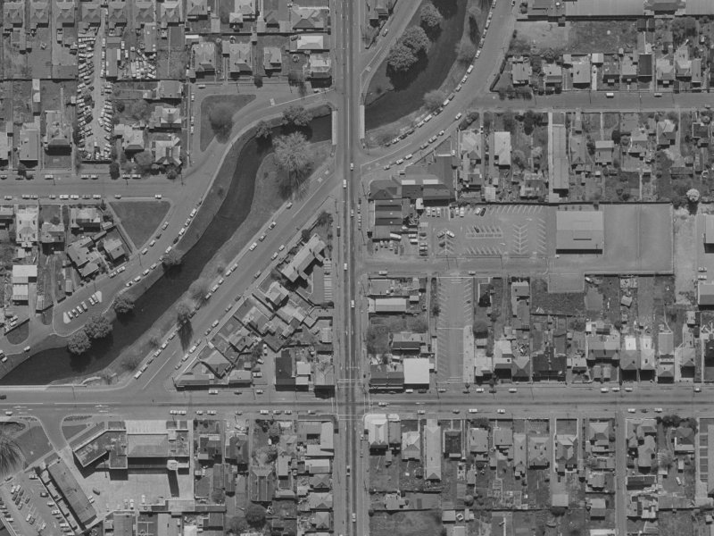 371 Barbadoes Street from the air, 1970-1974