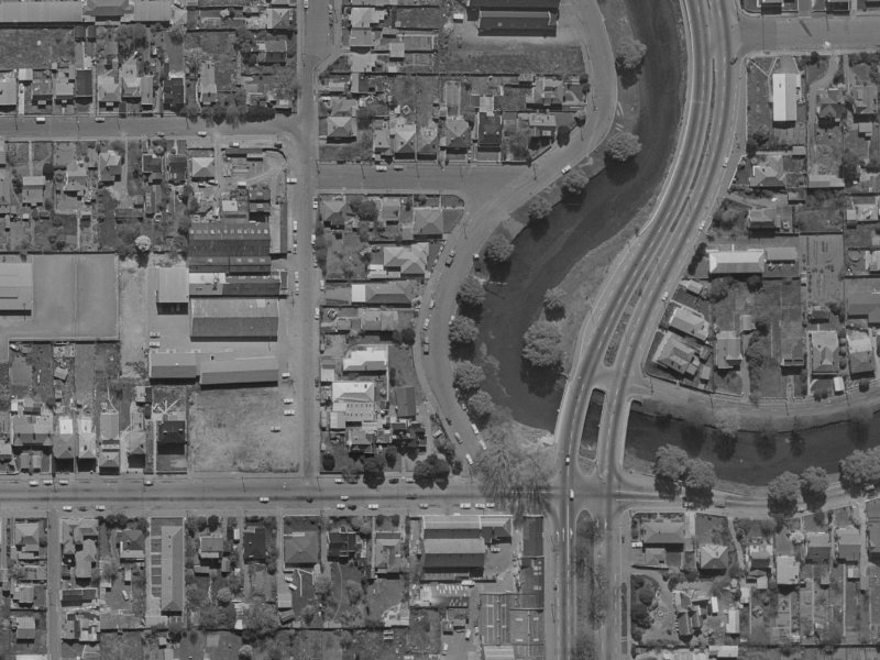 469 Oxford Terrace from the air, 1970-1974