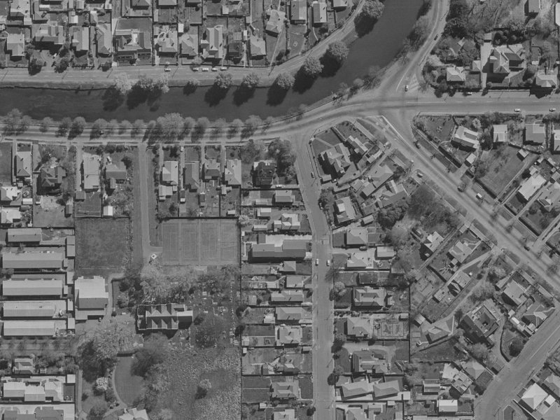 55 Trent Street from the air, 1970-1974