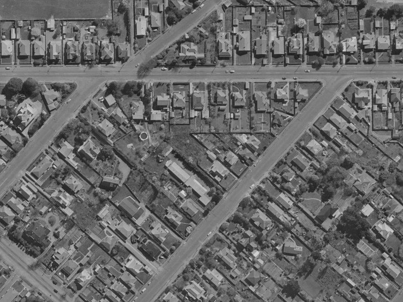 203 England Street from the air, 1970-1974