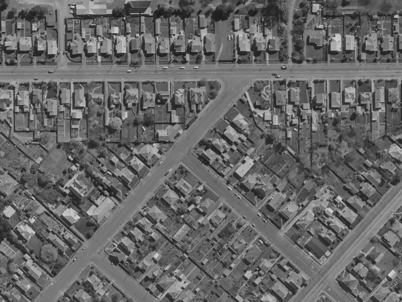 170 Tancred Street from the air, 1970-1974