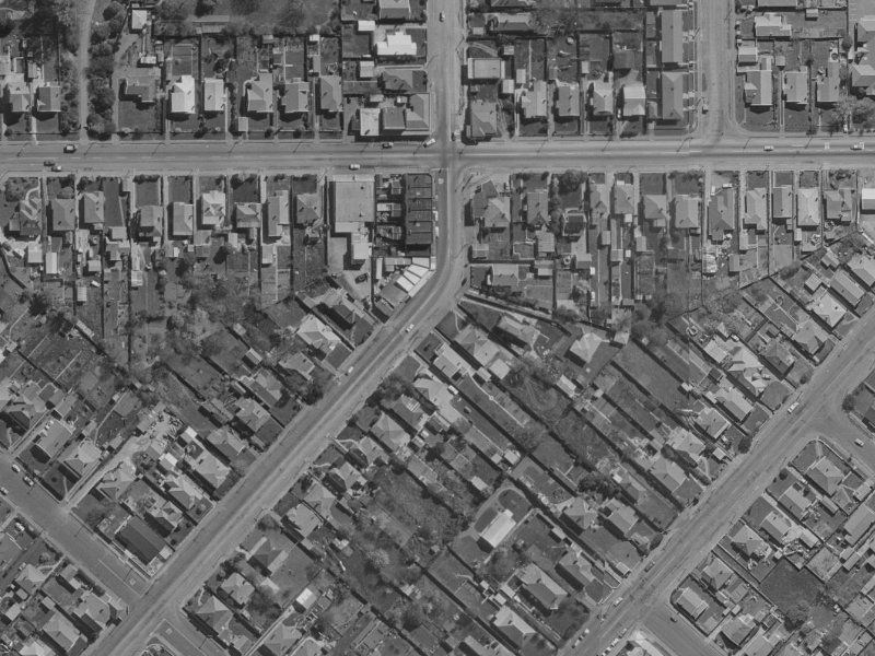 698 Gloucester Street from the air, 1970-1974