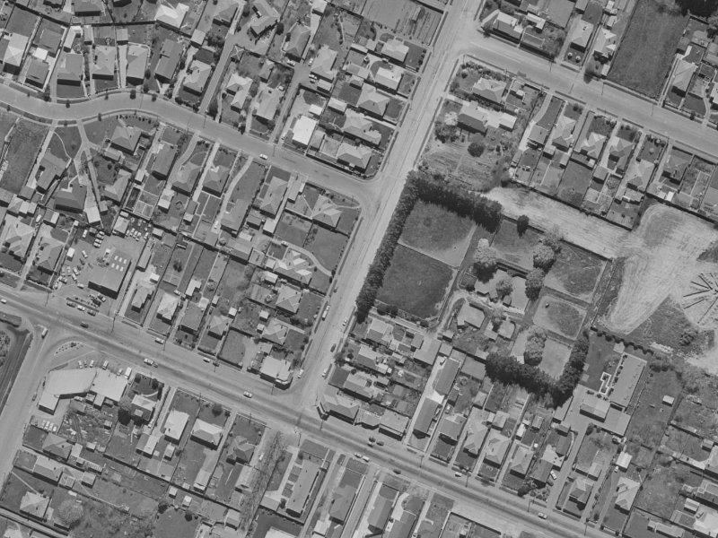 9 Nortons Road from the air, 1970-1974