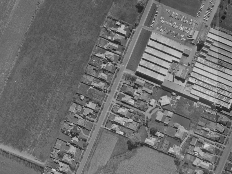 60 Brodie Street from the air, 1970-1974