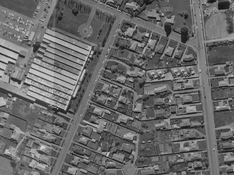 66A Peer Street from the air, 1970-1974