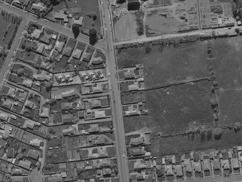 68 Waimairi Road from the air, 1970-1974