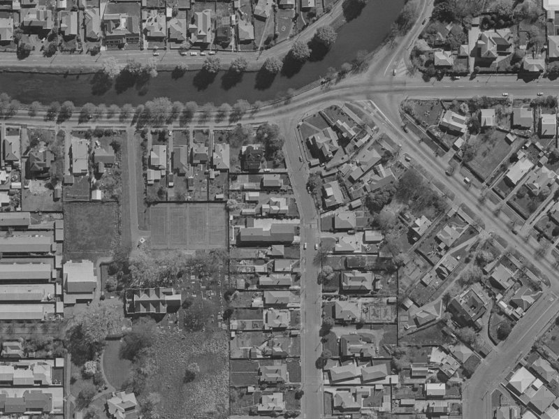 53 Trent Street from the air, 1970-1974