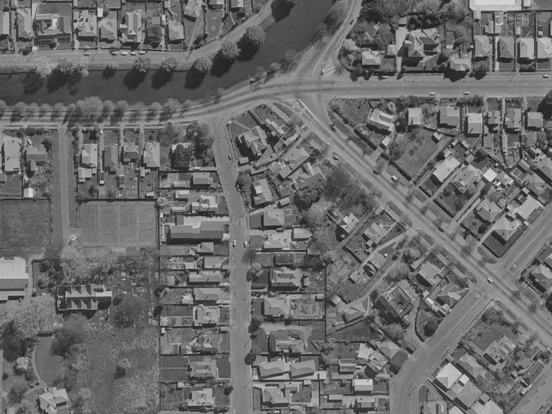 48 Trent Street from the air, 1970-1974