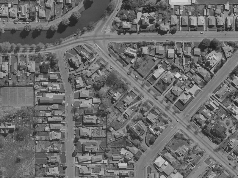 20 Linwood Avenue from the air, 1970-1974