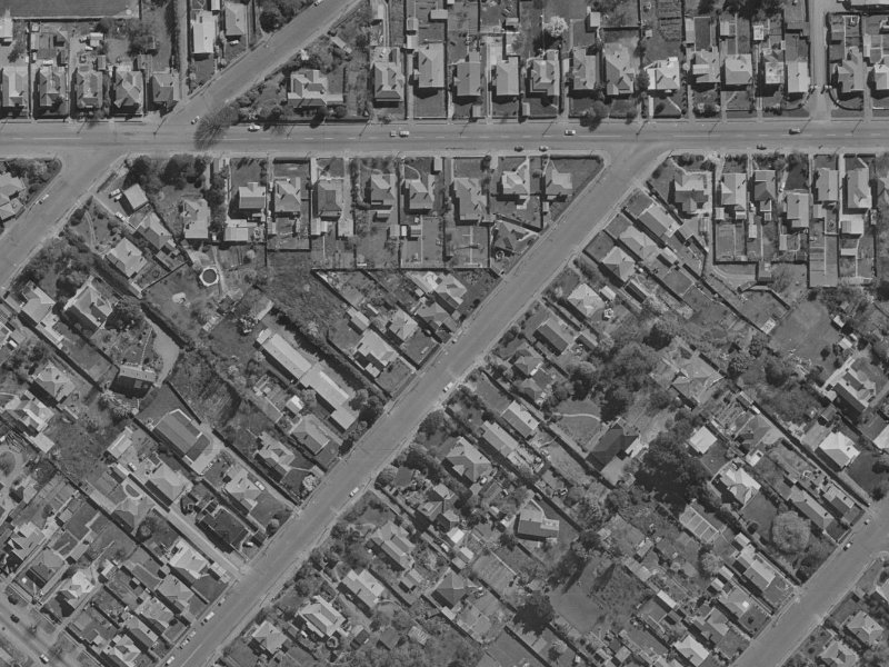 211 England Street from the air, 1970-1974