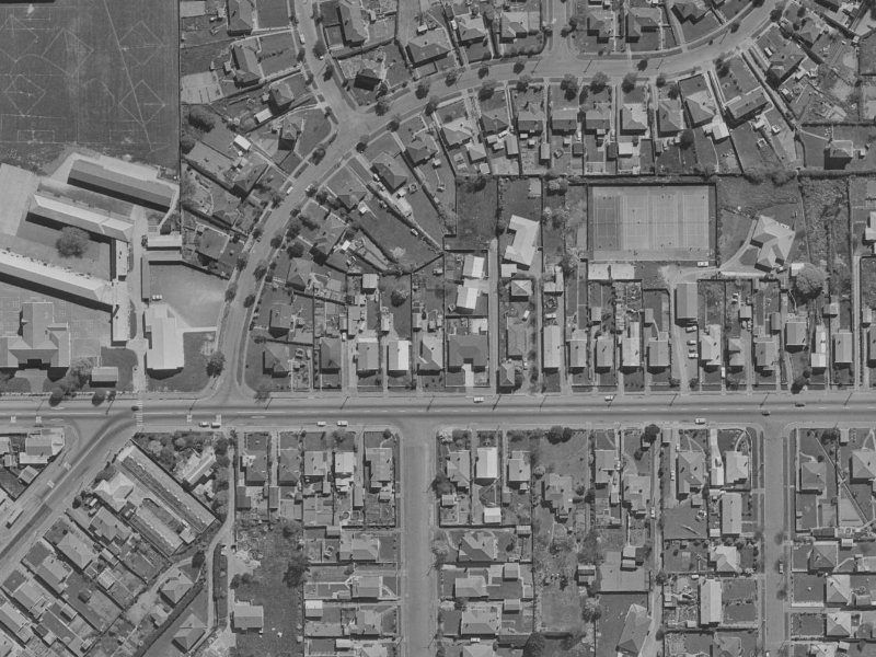 60 Carnarvon Street from the air, 1970-1974