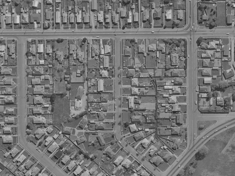 18A Sewell Street from the air, 1970-1974