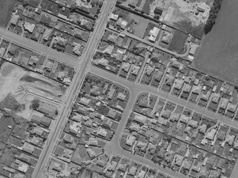 49 Worthy Street from the air, 1970-1974