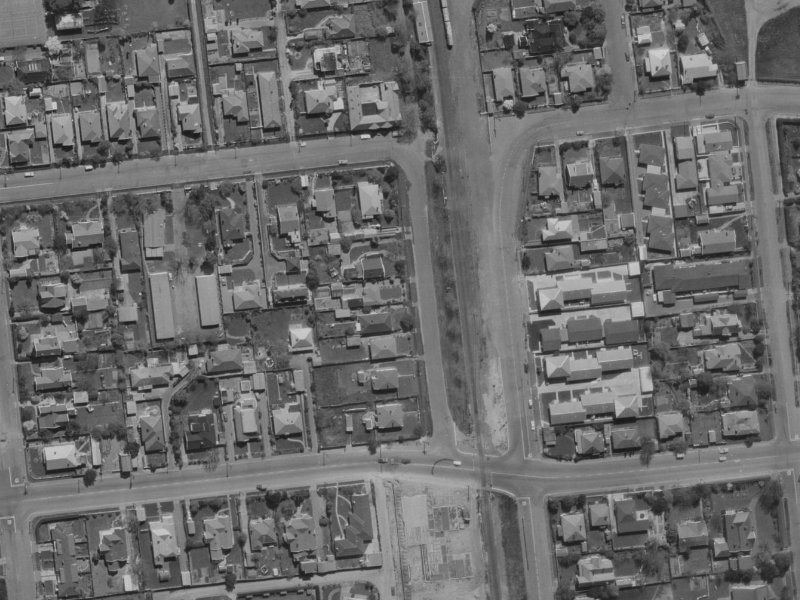 29A MATAI St W from the air, 1970-1974