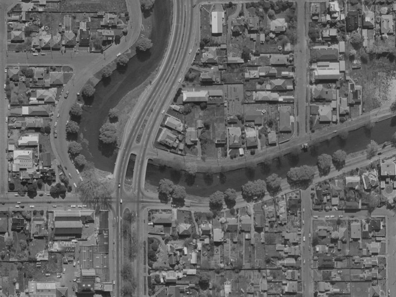 9 River Road from the air, 1970-1974