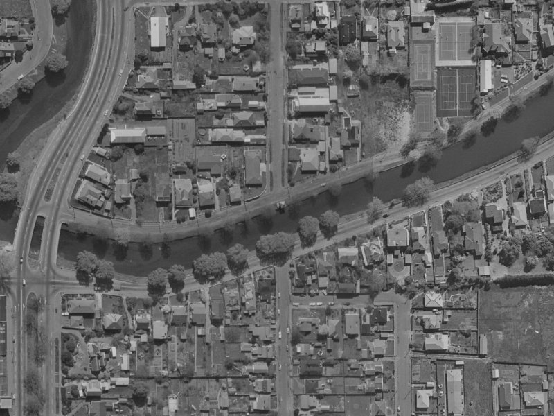 31 River Road from the air, 1970-1974