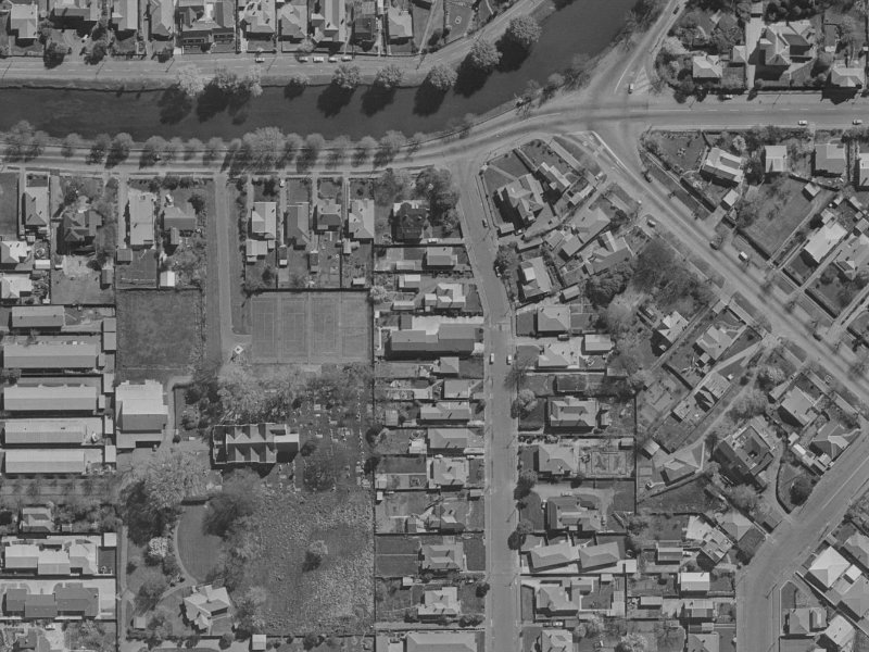 49 Trent Street from the air, 1970-1974