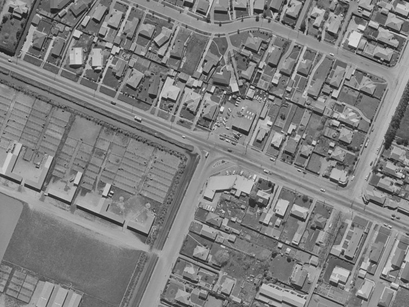 200 Yaldhurst Road from the air, 1970-1974