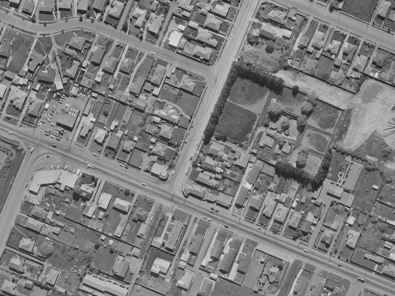 10-4 Nortons Road from the air, 1970-1974