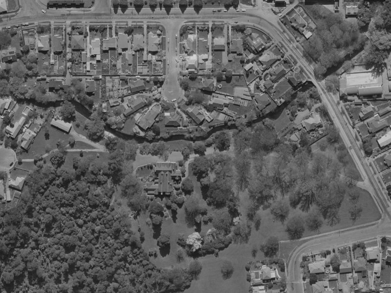 11 Girvan Street from the air, 1970-1974