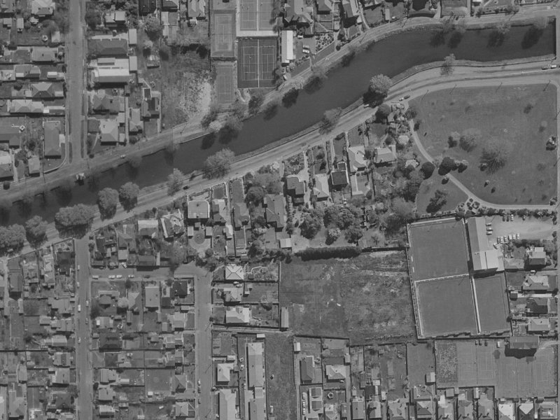 9 Te Orewai Place from the air, 1970-1974