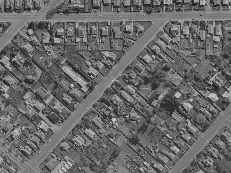 200 England Street from the air, 1970-1974