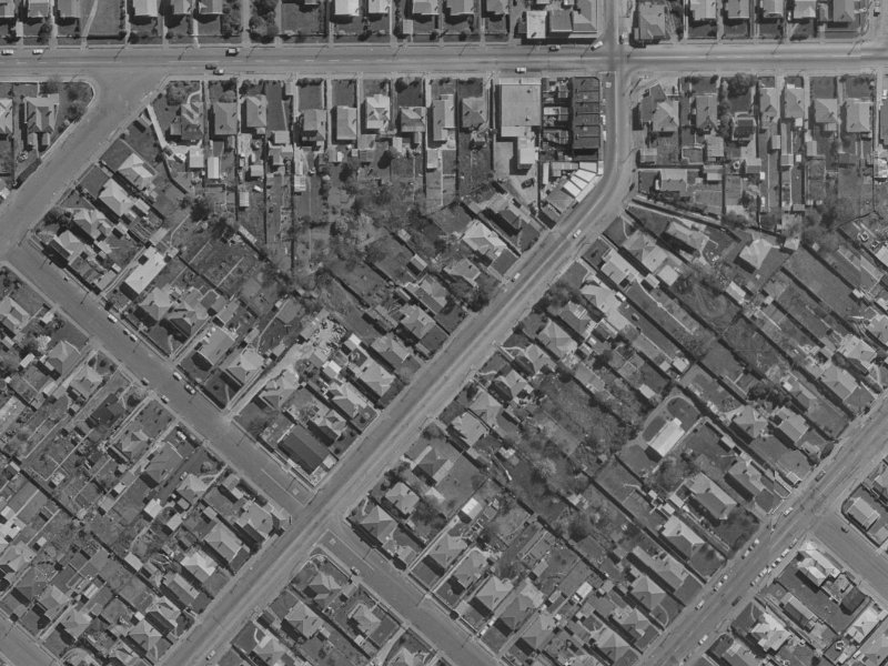 679 Gloucester Street from the air, 1970-1974