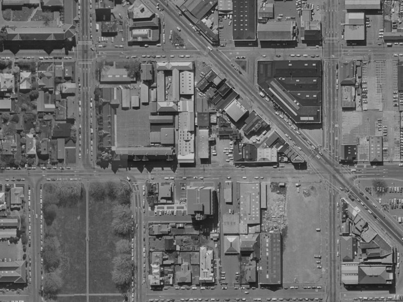 57 Kilmore Street from the air, 1970-1974