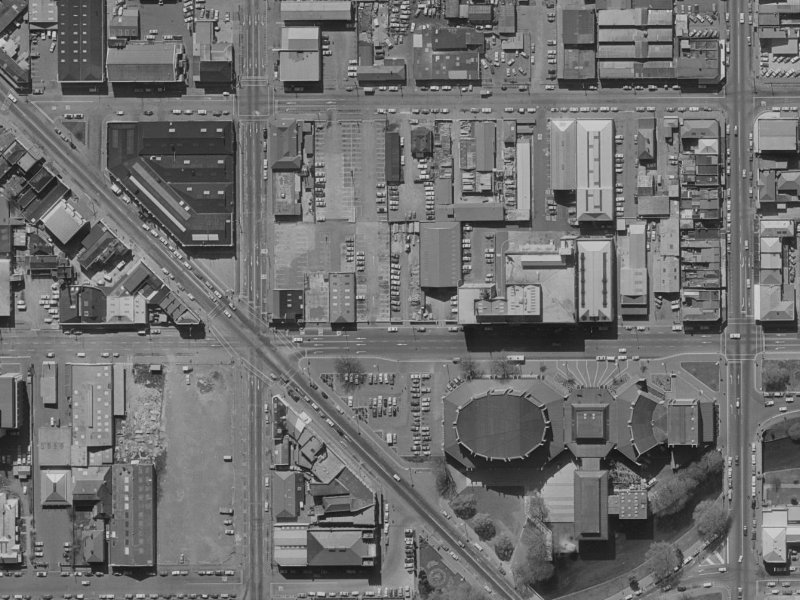 87 Kilmore Street from the air, 1970-1974