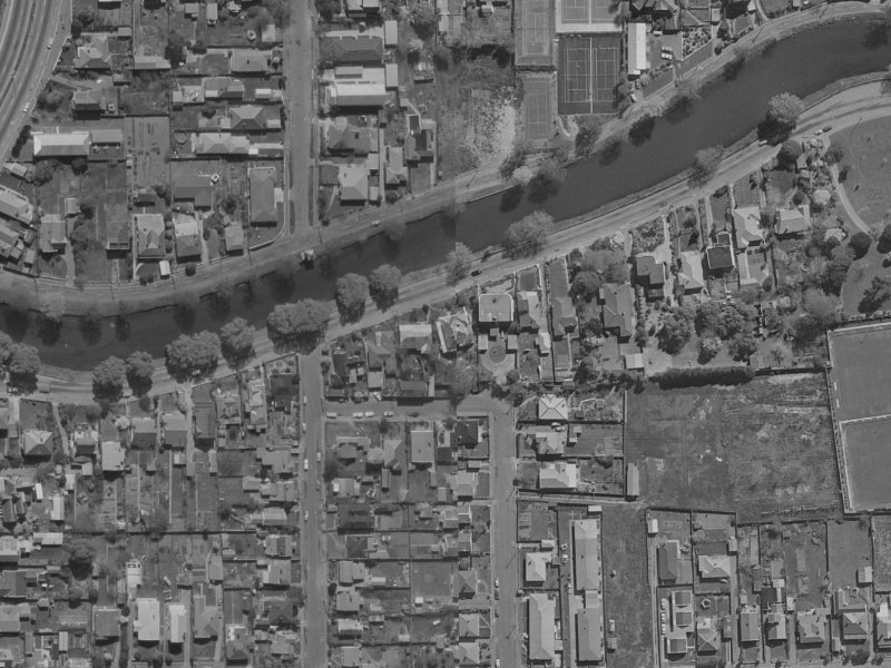 40 Gilby Street from the air, 1970-1974