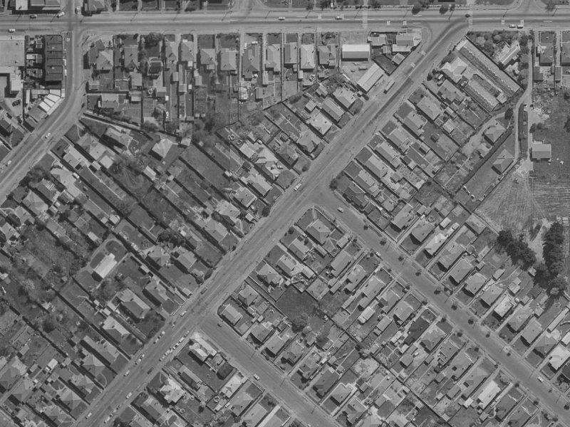 682 Worcester Street from the air, 1970-1974