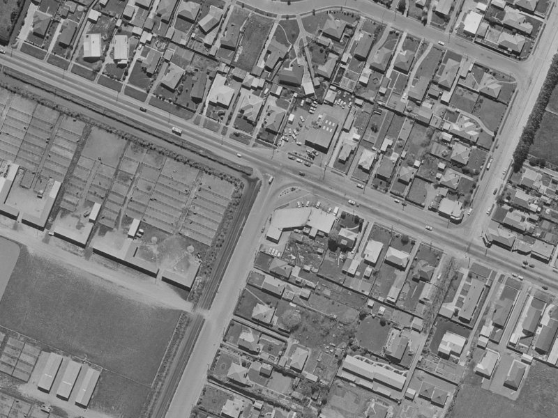 163 Yaldhurst Road from the air, 1970-1974