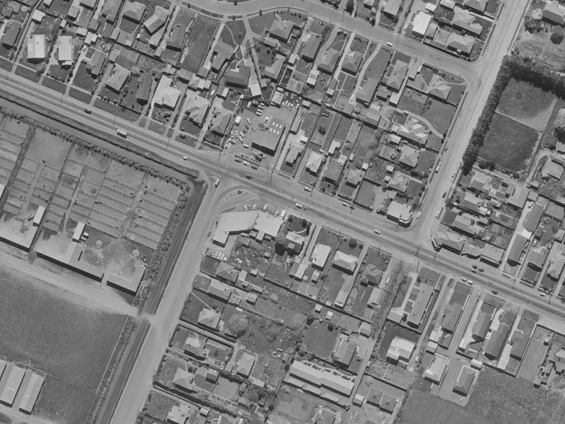 161a Yaldhurst Road from the air, 1970-1974