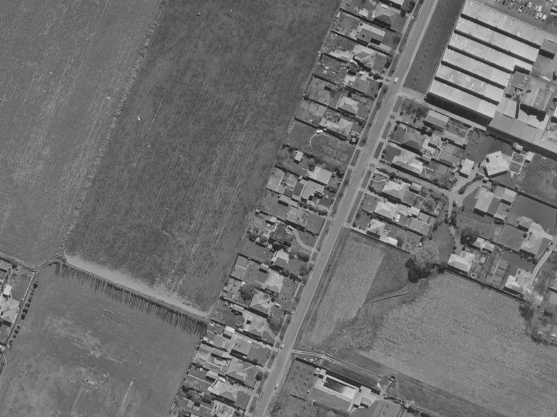 47 Brodie Street from the air, 1970-1974