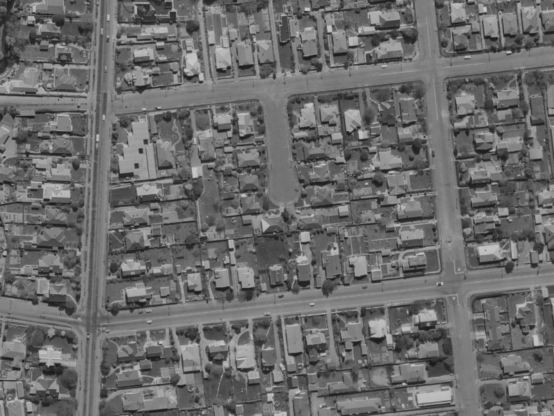 10 Nikau Place from the air, 1970-1974