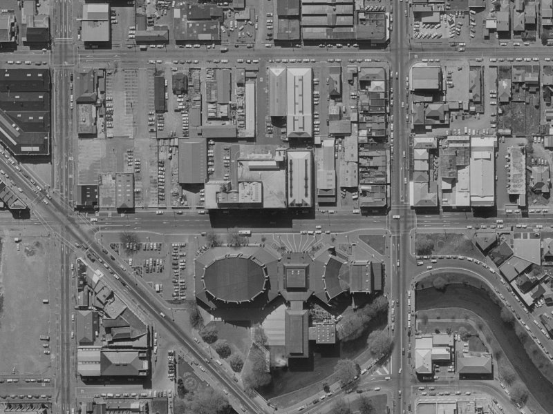 99 Kilmore Street from the air, 1970-1974